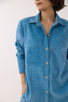 Blue Corduroy Co - ord Set - Tara - C - Tara