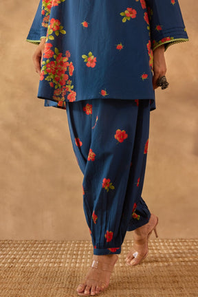 Blue Floral Coord Set - Tara - C - Tara