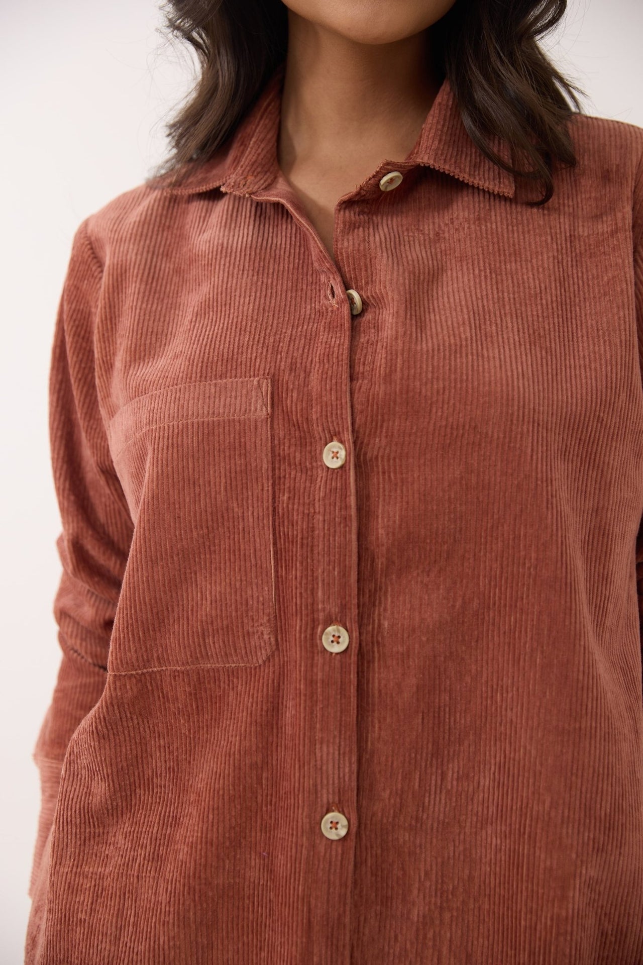 Brown Corduroy Co - ord Set - Tara - C - Tara