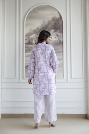 Delicate Lilac Paisley Co - ord Set - Tara - C - Tara
