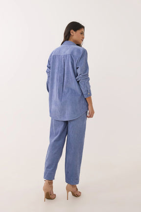 Dusty blue Corduroy Co - ord Set - Tara - C - Tara