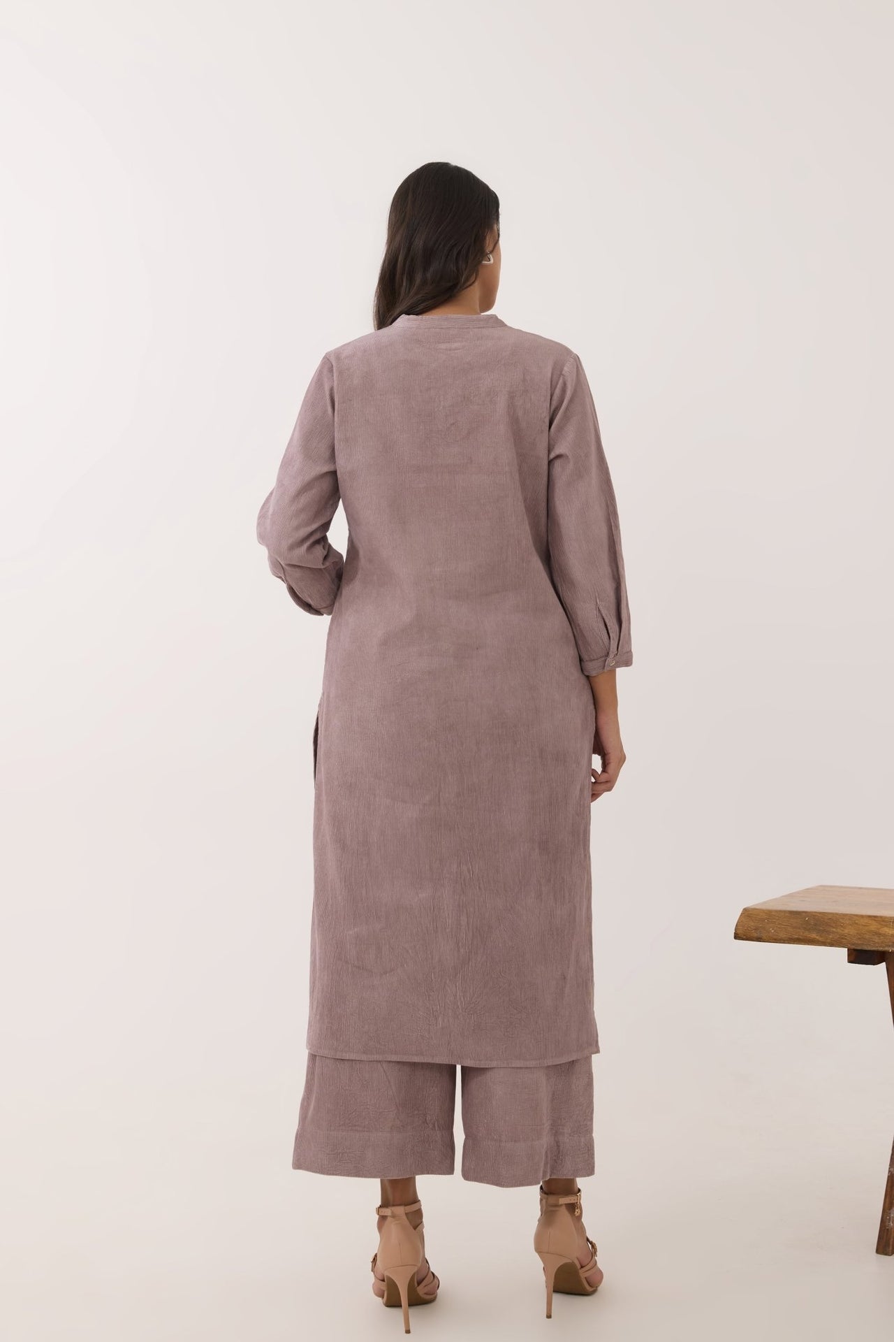 Dusty Mauve Corduroy Co - ord Set - Tara - C - Tara