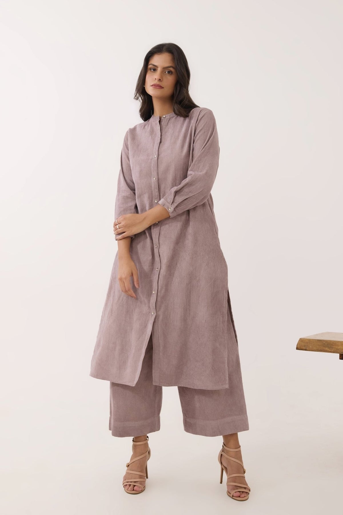 Dusty Mauve Corduroy Co - ord Set - Tara - C - Tara