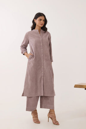 Dusty Mauve Corduroy Co - ord Set - Tara - C - Tara