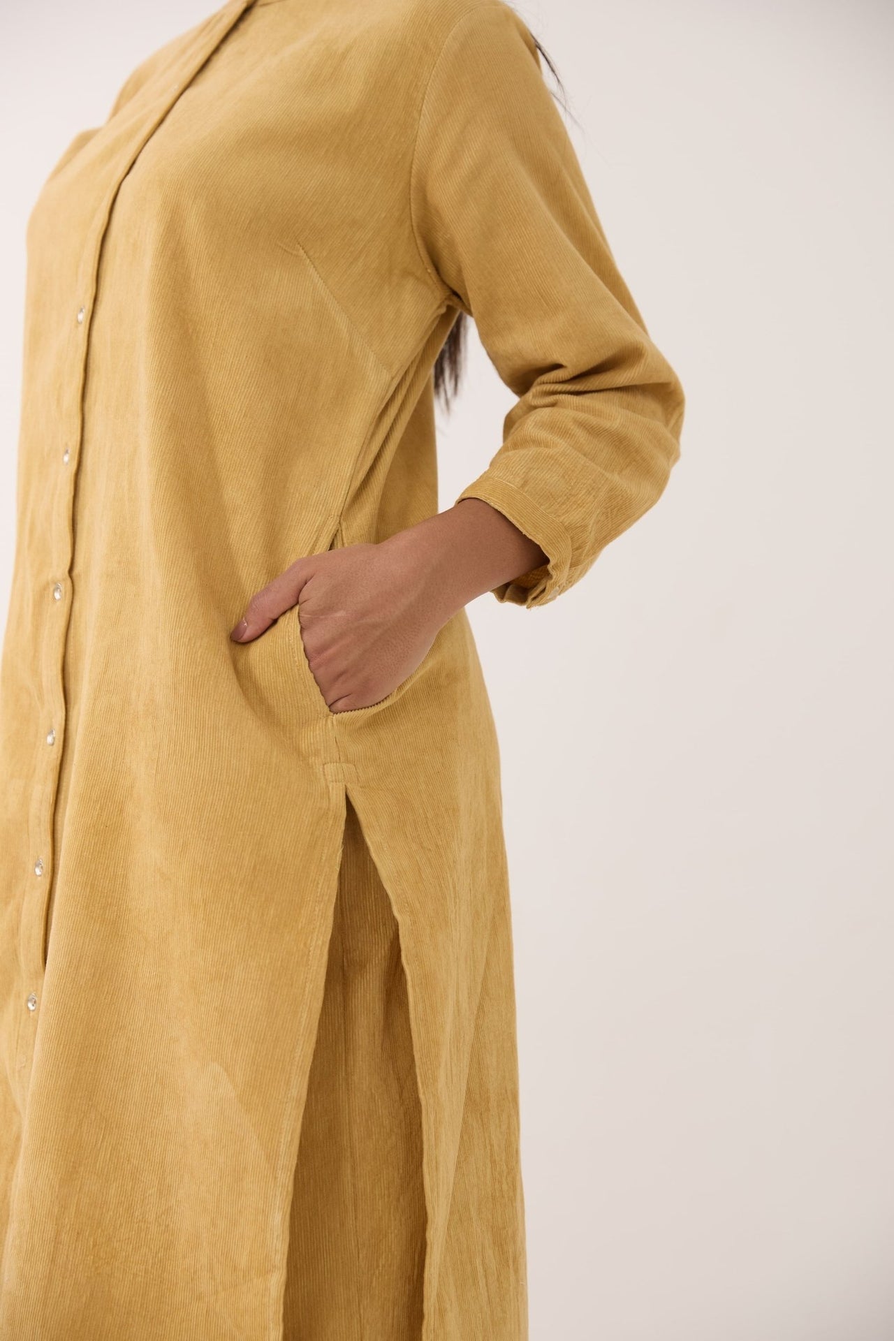 Golden Mustard Corduroy Co - ord Set - Tara - C - Tara