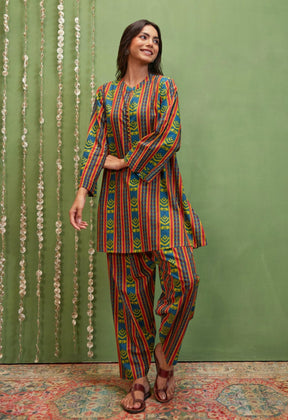 IKKAT PRINTED COORD SET - Tara - C - Tara