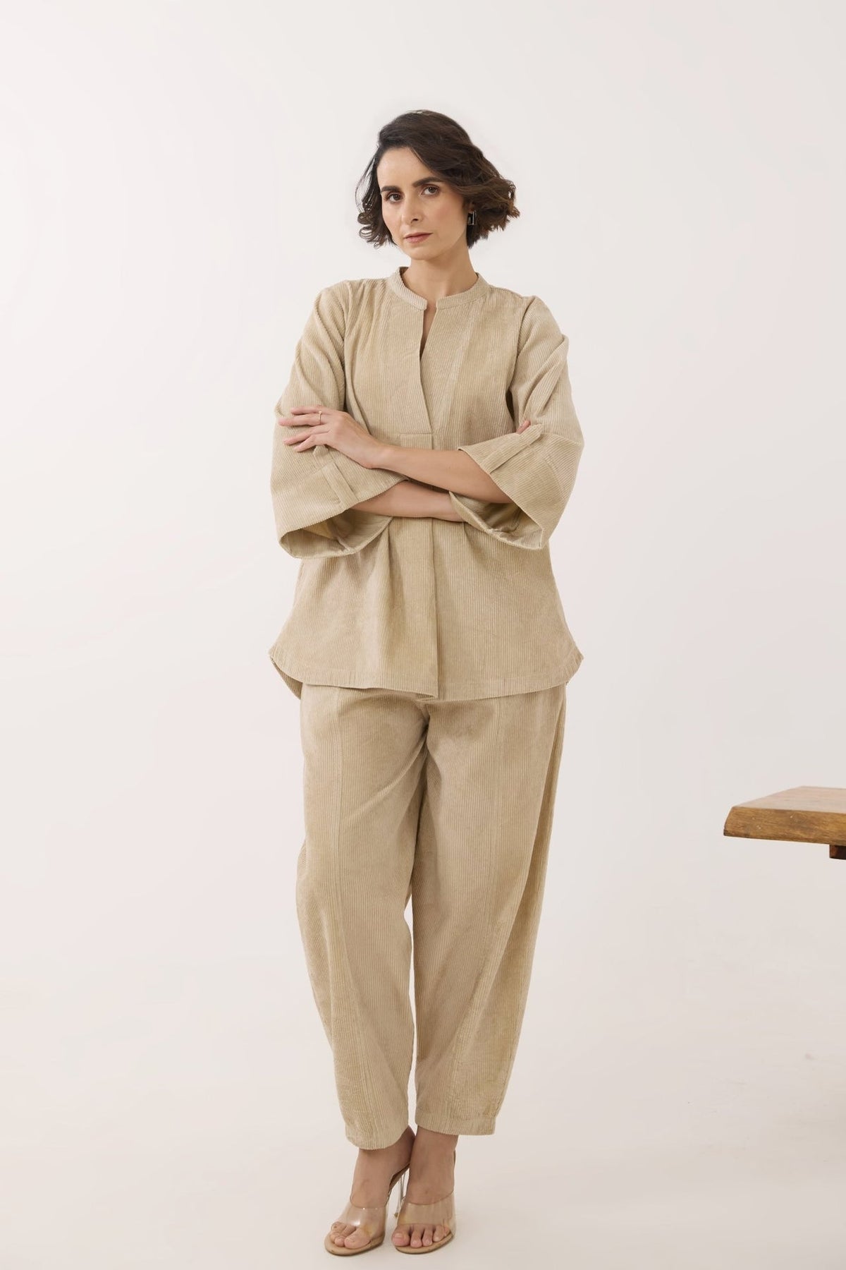 Ivory Corduroy Co - ord Set - Tara - C - Tara