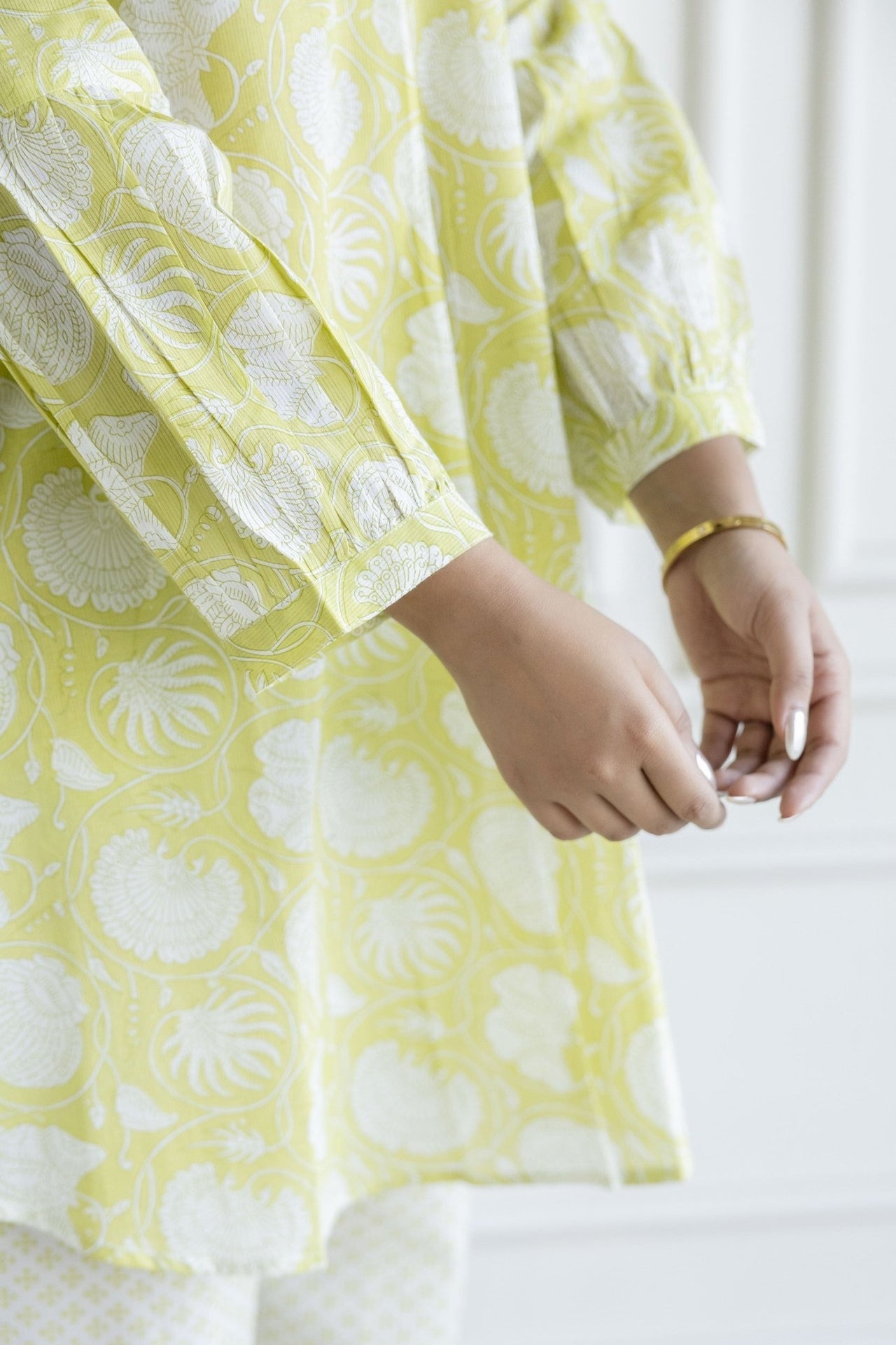 Light Green Paisley Printed Co - ord Set - Tara - C - Tara