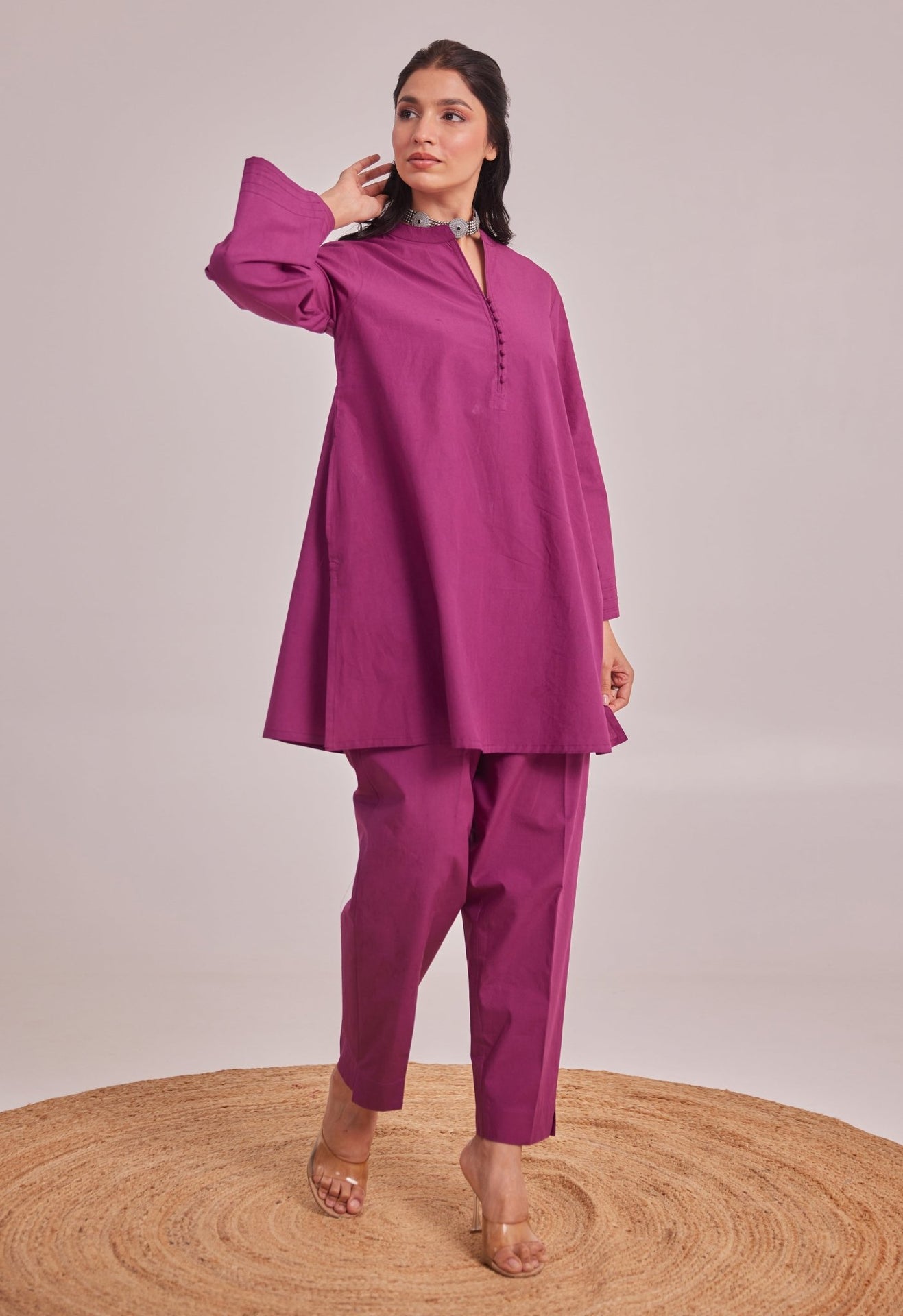 Purple Co - ord Set - Tara - C - Tara